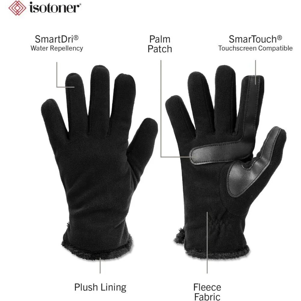 Women's Recycled Stretch Fleece Gloves Waterproof Warm Touchscreen
